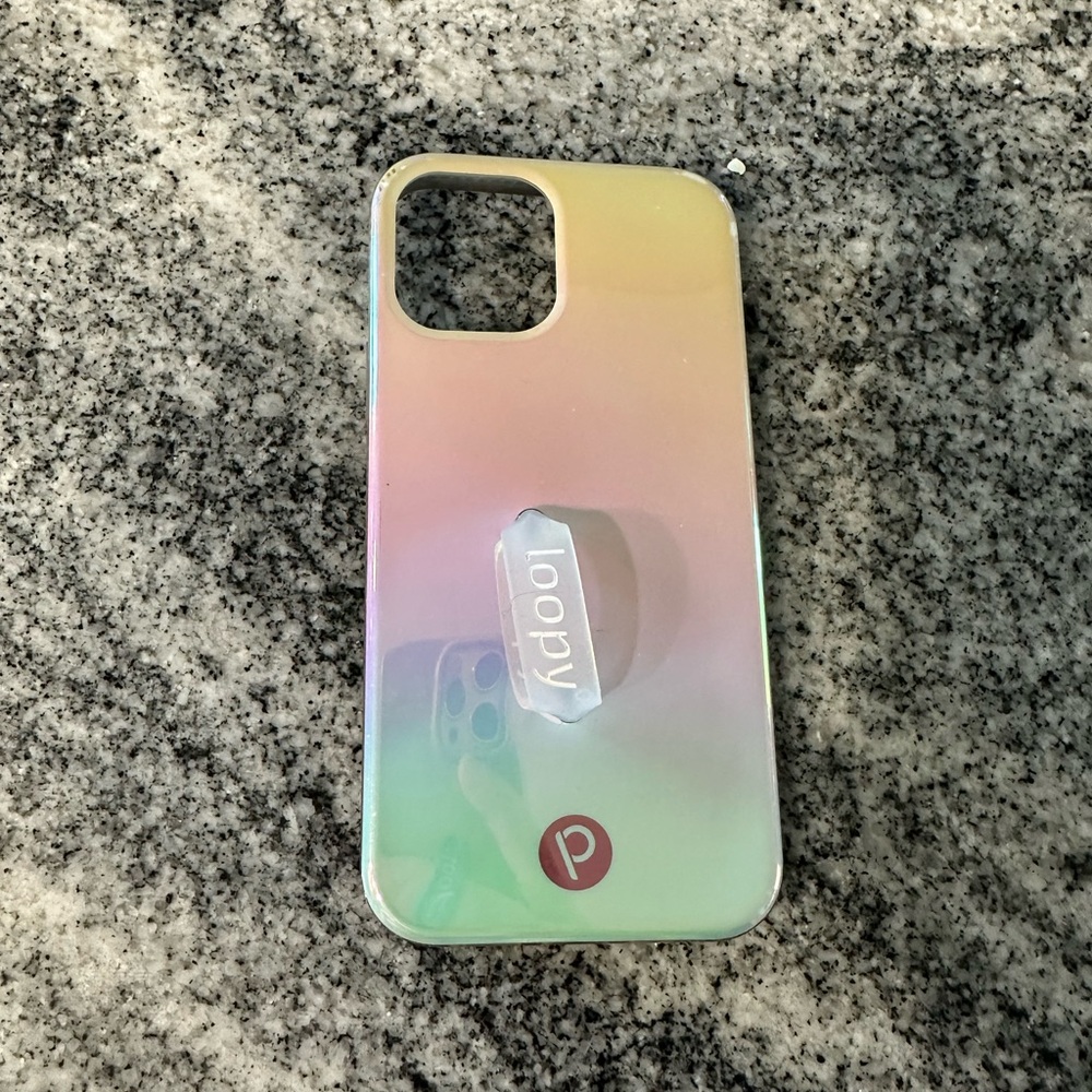 Loopy case iPhone 12/12 Pro Iridescent